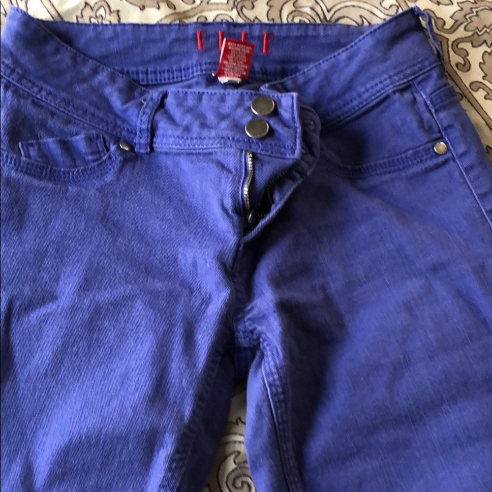 Purple jeans